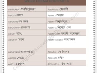 English Word Formation Part 06