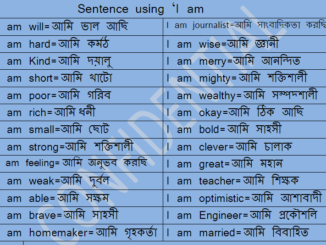 SENTENCE MAKING (PART-3)