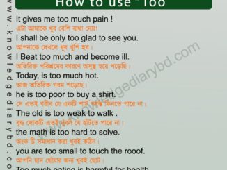 How To Use Too