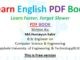 Learn English or Smart English  PDF Book Free Download